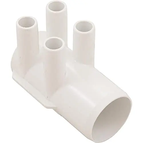 Waterway Plastics 672-7710 Manifold 2 Inch SHR x Dead End x (4) 3/4 Inch Sb Ports Replacement 672-7710