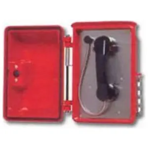 Allen Tel GB59VN02HY Outdoor No Dial Phone-EMERGENCY Logo