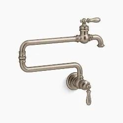 Kohler K-99270-BV Artifacts Wall Mount Pot Filler Kitchen Sink Faucet 3.2 gpm