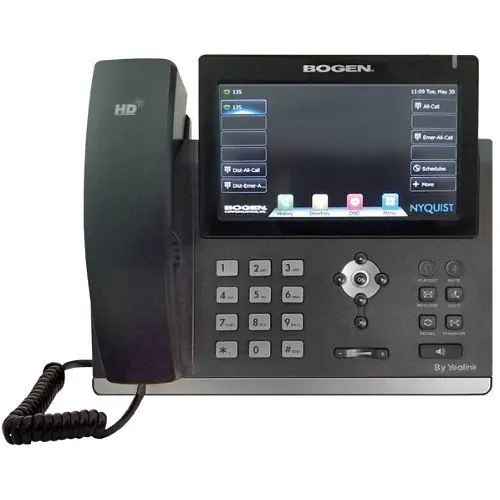 Bogen NQ-T1100 Nyquist IP Paging System Admin IP Phone Color Touch Display