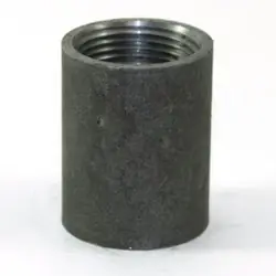 Billco 410S02 NB.025 Full Standard Merchant Straight Tapped Coupling, Steel, 1/4 in Nominal