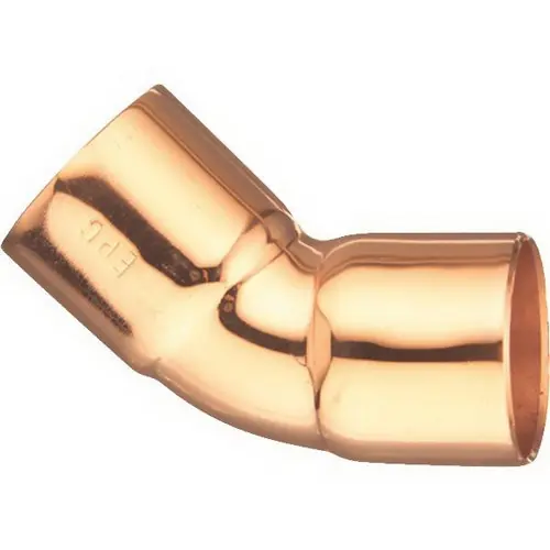 Elkhart Products C4Q 3 inch 45 Deg Wrot Copper Elbow SWT x SWT