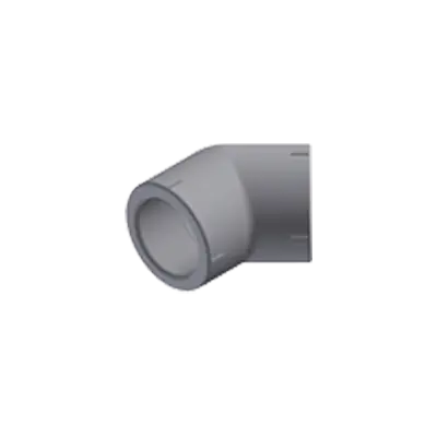 NUPI AMERICAS 27NC4540 NIRON 45 ELBOW SF