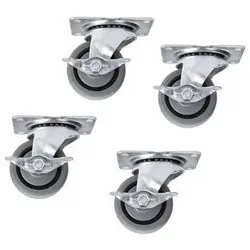 Middle Atlantic 5WLR Casters for Slim 5 Series Racks Locking/Fine Floor