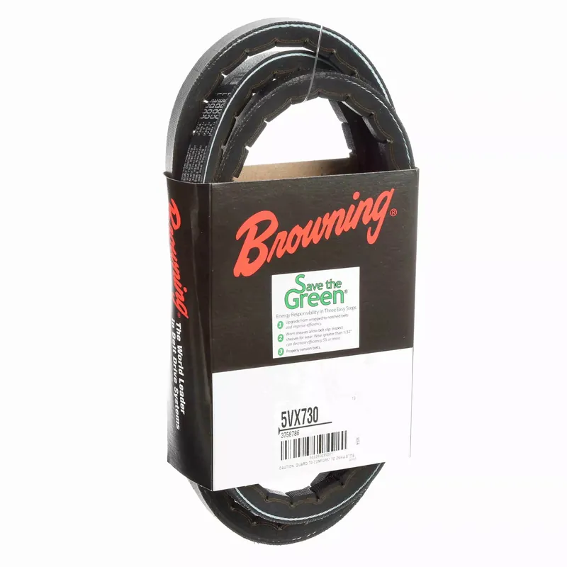 Browning 3758786 5VX730 Gripnotch Belt Cogged V-Belt 73 inches Replacement 5VX730