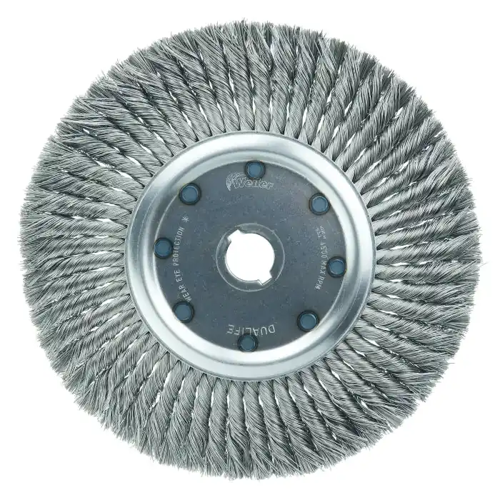 Weiler 09719 Wheel Brush 12 in Diameter 1-1/4 in Arbor Diameter 5/8 in Width