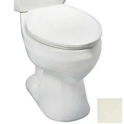 Mansfield Plumbing 384 BI Mansfield Summit Elongated SmartHeight ADA Toilet Bowl Only, Biscuit