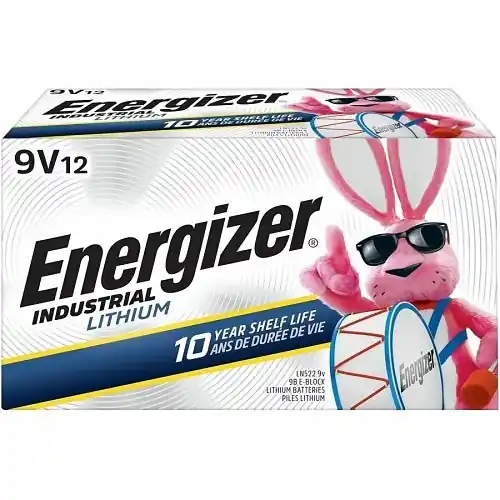 Energizer LN522 Industrial 9V Lithium Battery