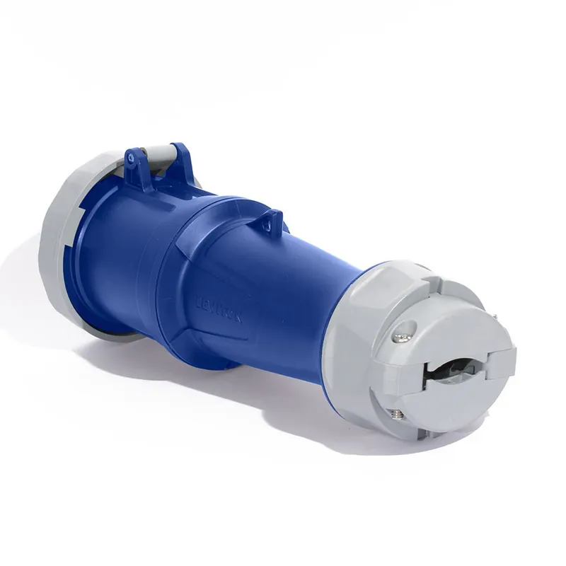 Leviton 4100C9WLEV 100 Amp Pin & Sleeve Connector-BLUE