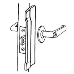 DON-JO MFG INC NLP-106-630 Latch Protector Narrow Commercial 1-1/2 Width x 6 Height