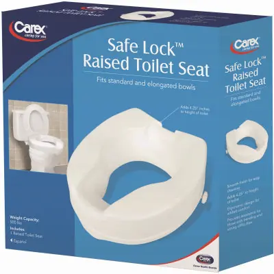 True Value TV109862 Raised Toilet Seat