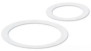 Lightolier 1957 Recessed Downlight Trim Ring 5 IN x 7 IN