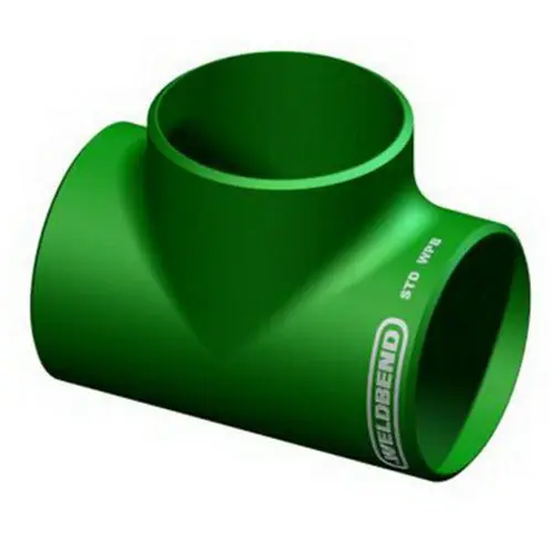 Weldbend WTQN 3 inch x 3 inch x 2 inch Carbon Steel Tee, A234 WPB, Butt Weld