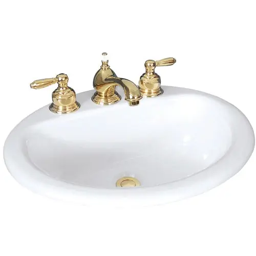 Mansfield MA251WH ALTO II Lavatory Sink Drop-In 19 in