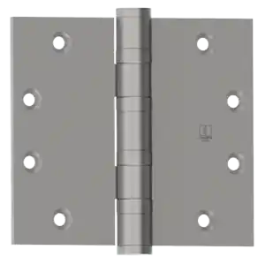 HAGER BB1168NRP4.5X4.5US26D Architectural Hinge 5-Knuckle Non-Removable Pin 4.5 X 4.5
