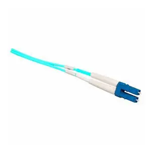 Allen Tel GBLCT-D4-07 Fiber Optic Patch Cord Multimode OM3 Duplex LC to ST 7 M