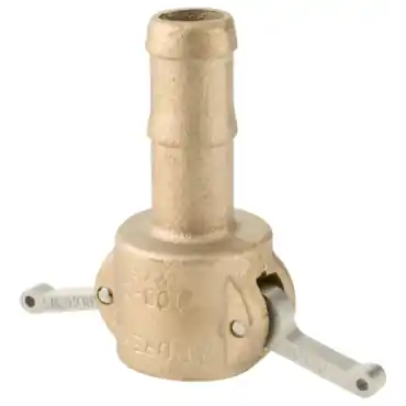 Dixon Valve & Coupling 50-C-BR Cam & Groove Type C Coupler x Hose Shank