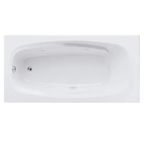 Jason International Inc B3666-001 Integrity Oval Reinforced Acrylic Shell Whirlpool Tub 66 inch x 36 inch x 20-1/2 inch