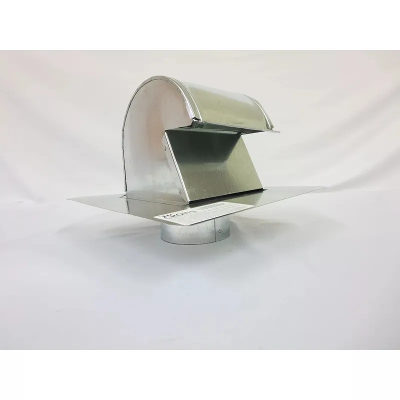 Crown Products 3504 Roof Cap 4 Inch Diameter Galvanized Steel
