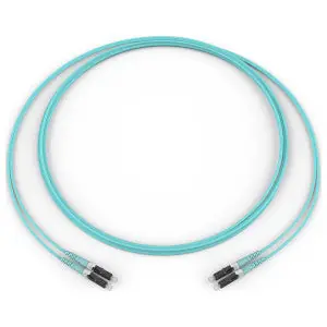 Corning 050502T5120003M Fiber Optic Jumper 2-Fiber LC to LC Multimode OM3 3 M