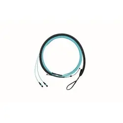Panduit FXUYL7575YNM007 HD Flex Fiber Trunk Cable, OM3, 24-Fiber, Indoor Small Diameter, LSZH, PanMPO (F) to PanMPO (F)