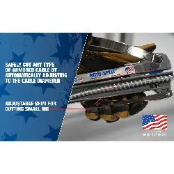 Southwire RS101AC Roto-Split Automatic Cable Cutter 14 to 8 AWG B-102 Blade