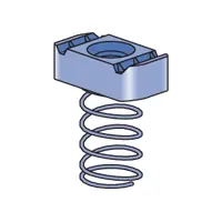 Atkore P1008T-EG Unistrut Channel Nut, Top Grip, 3/8-16, EG
