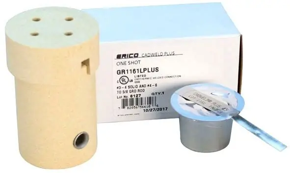 Erico GT1182GPLUS Cable to Ground Rod Mold