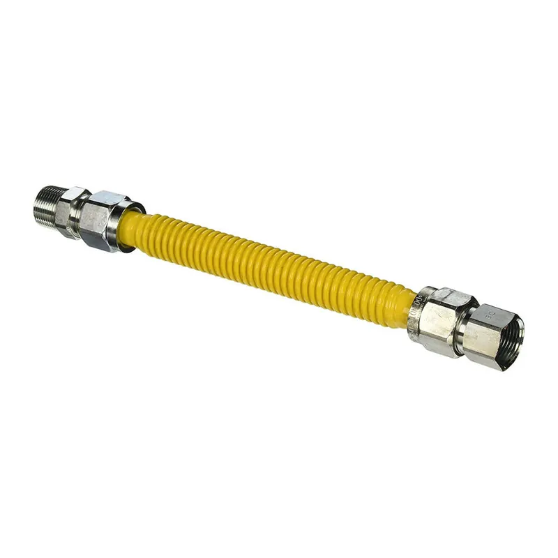EASYFLEX EFGC-034-YE-1415-12 3/4FIP X 12 SS Gas Conn 7/8 OD