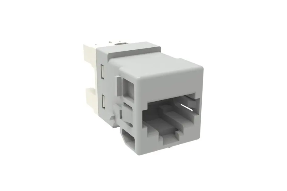 COMMSCOPE 760237785 Copper Jack Cat 6 UTP 8 Position Gray