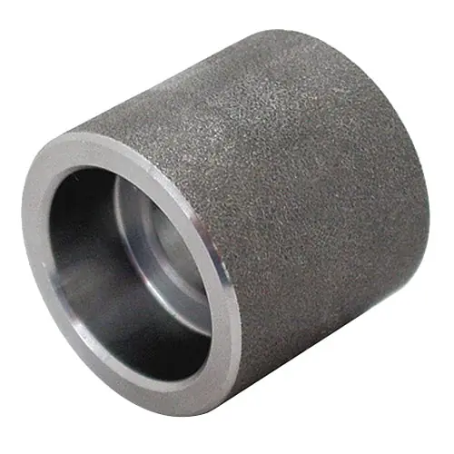 Bonney Forge 38600 Coupling Class 3000 SCH 80 Forged Carbon Steel Coupling 4 in