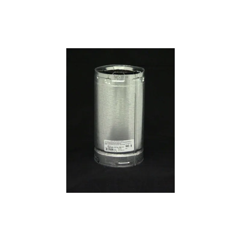 Metal-Fab 4D12 Direct Vent Pipe Straight 12 Inch Length