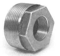 Midland Industries 65510 Black Malleable 150 lb Bushing 1 inch IPM x 1/4 inch IPF