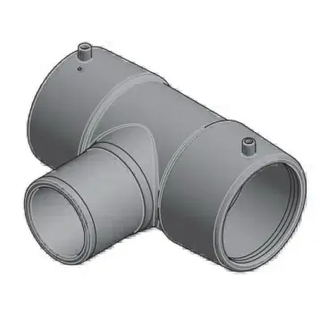 NUPI AMERICAS 27NTER1190 4X3 EF REDUCED TEE W/SPIGOT END SDR 11
