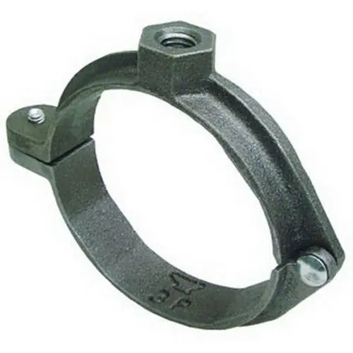 SPS Approved Vendor BSPCLF 3/4 inch Black Malleable Iron Extension Split Pipe Clamp
