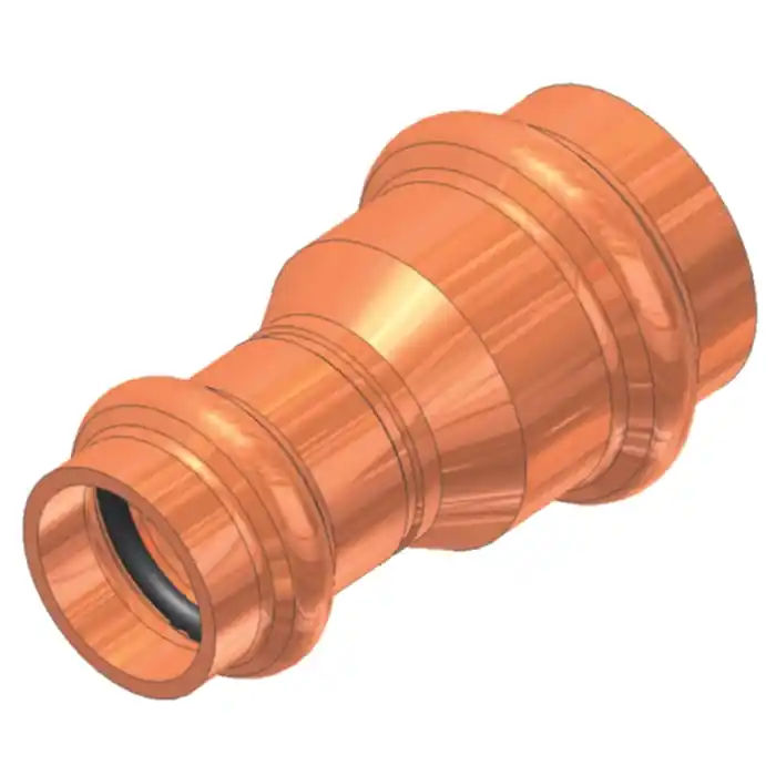 Elkhart 10066005 ApolloPress 801R Copper Small Diameter Reducing Coupling 2 x 1 in