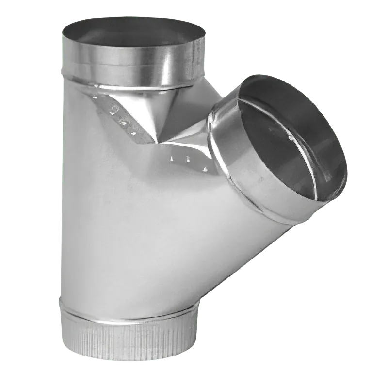 Gray Metal South 277-1088 10 Inch x 8 Inch x 8 Inch Full Flow Duct Wye