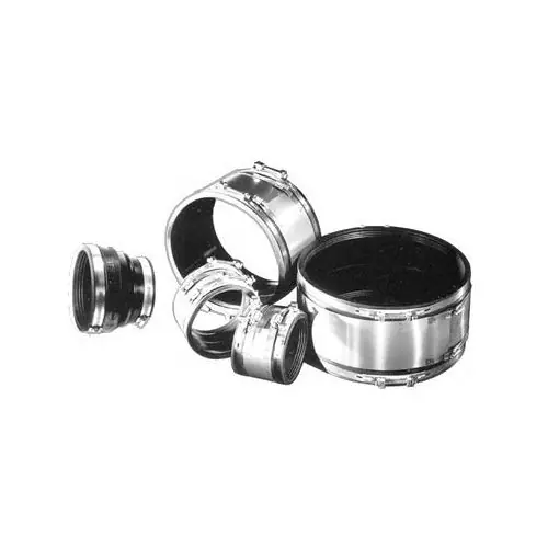 Mission Rubber Company 5644ARC Flex-Seal Adjustable Repair Coupling 4 inch x 4 inch CI/PL x CI/PL
