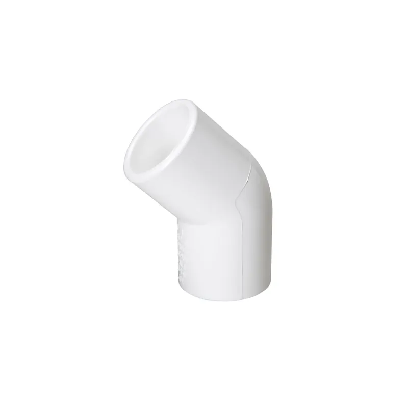 Charlotte PVC345DEGELL Mueller - 417-030 - 3 PVC Schedule 40 Pressure Fitting - Slip x Slip 45 Degree Elbow