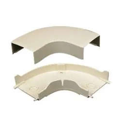 WIREMOLD PN05F11V Nonmetallic 90 Degree Flat Elbow PN05 Ivory