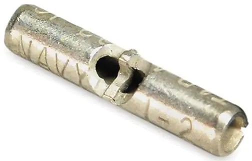 ABB 2F-4 STA-KON Non-Insulated Butt Splice Connector 4-3 AWG