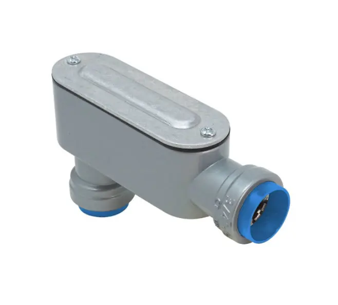 Southwire Company R-LR-050W SIMPush Watertight Concrete Tight Rigid Conduit Body, 1/2 in Hub, Copper Free Aluminum