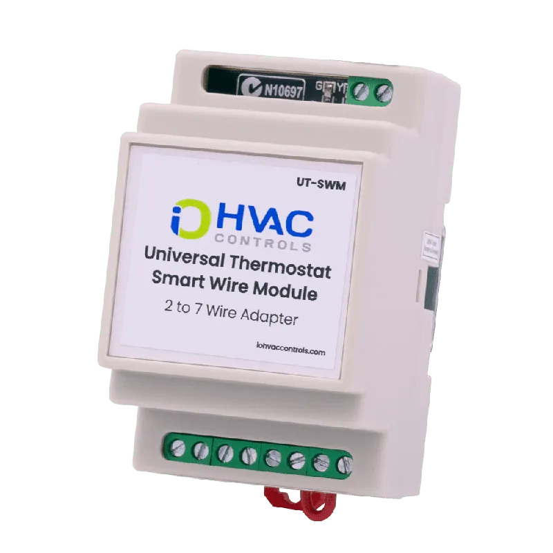 IO HVAC UT-SWM Universal Thermostat Smart Wire Module - 2 to 5 Wire Adapter