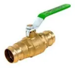 Matco-Norca 759P06LF Lead Free 1-1/4in Press Ball Valve Full Port 600wog 150swp