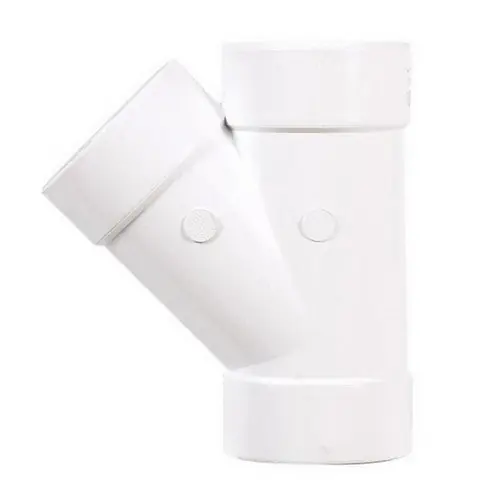 Nibco P304 4 Inch SDR 35 D-3034 PVC Sewer Wye Hub x Hub x Hub