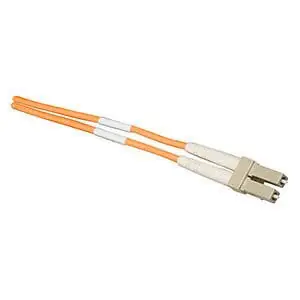 Allen Tel GBLCC-D2-20 Fiber Optic Patch Cord Multimode OM1 Duplex LC to SC 20 M