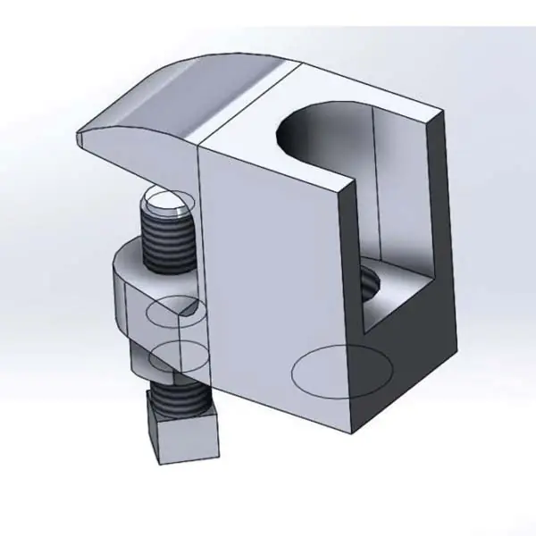 Empire 62SS0050 Small Mouth Beam Clamp T-304 Stainless Steel Import 1/2