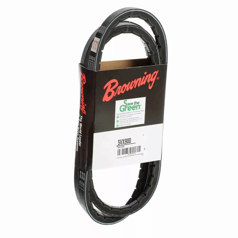 Browning 3001435 5VX900 Gripnotch Belt V-Belt Notched for HVAC and Industrial Applications