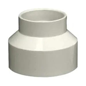 Napco P608-4 P-Series PVC Solvent Weld SDR35 Sewer Concentric Reducing Coupling 4 x 8 in
