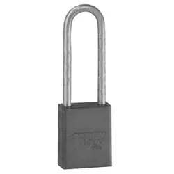 American Lock A1107BLU KD Safety Padlock, Blue, 1-1/2 Width x 3/4 Thickness